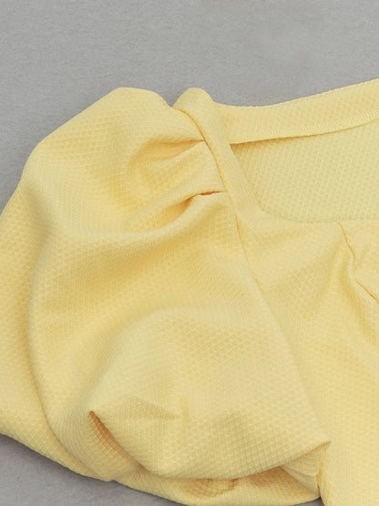 Abbey Puff Sleeve Set Dress