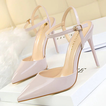 Patent Leather Stiletto Heels For Women - Sexy Party Pumps
