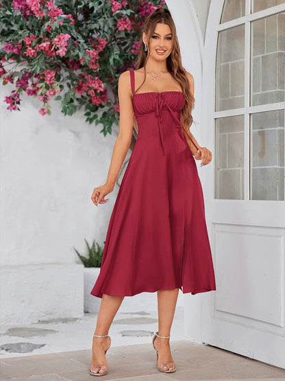 Amelia Lace Up Corset Dress