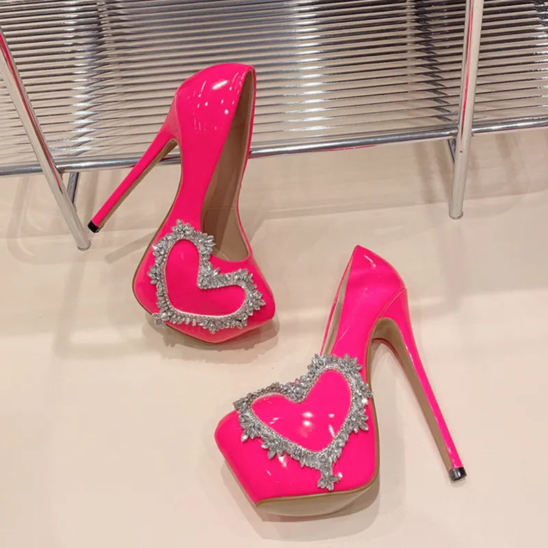 Pink High Heels Women Pumps