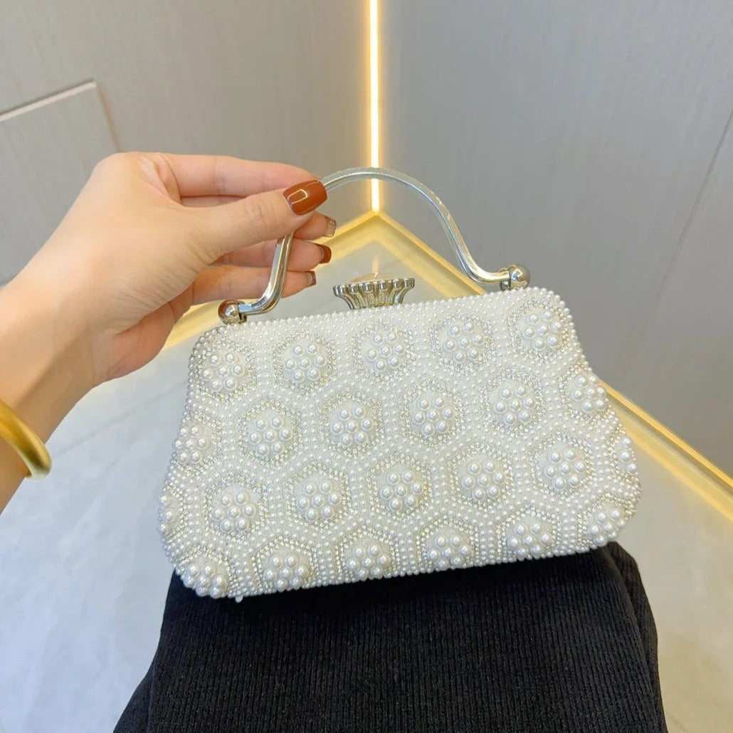 Pearl Clutch Bag By Clarabelle