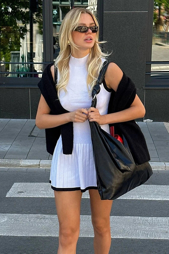 Slim Sleeveless Mini Dress