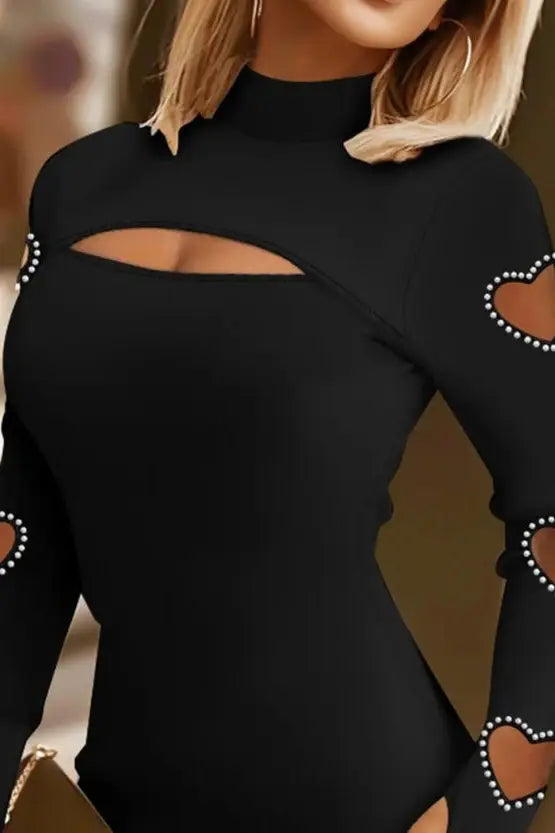 Hollow Heart Mini Dress