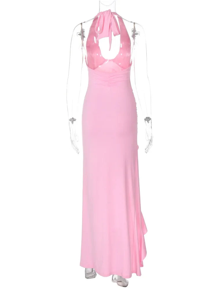 Lyrica Halter Corsage Dress