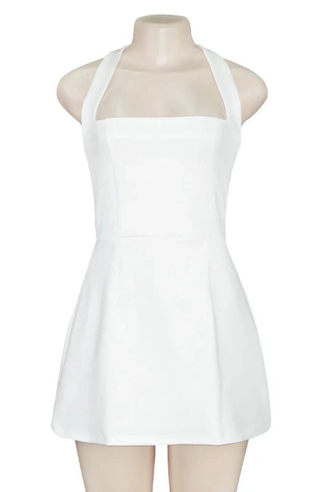 Sleeveless High Waist Bodycon Mini Dress