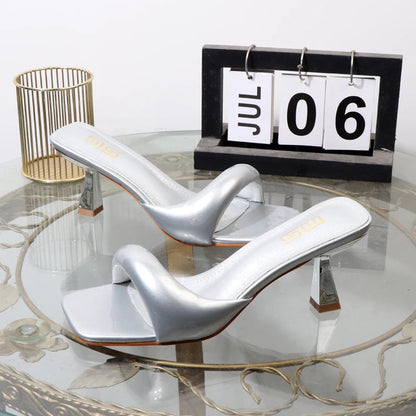Women’s Open-Toed Sandals With 7Cm Thin Heels
