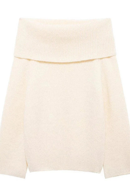 Strapless Long Sleeve Mini Dress With High Waist