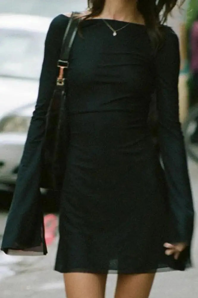 Mesh Mini Dress