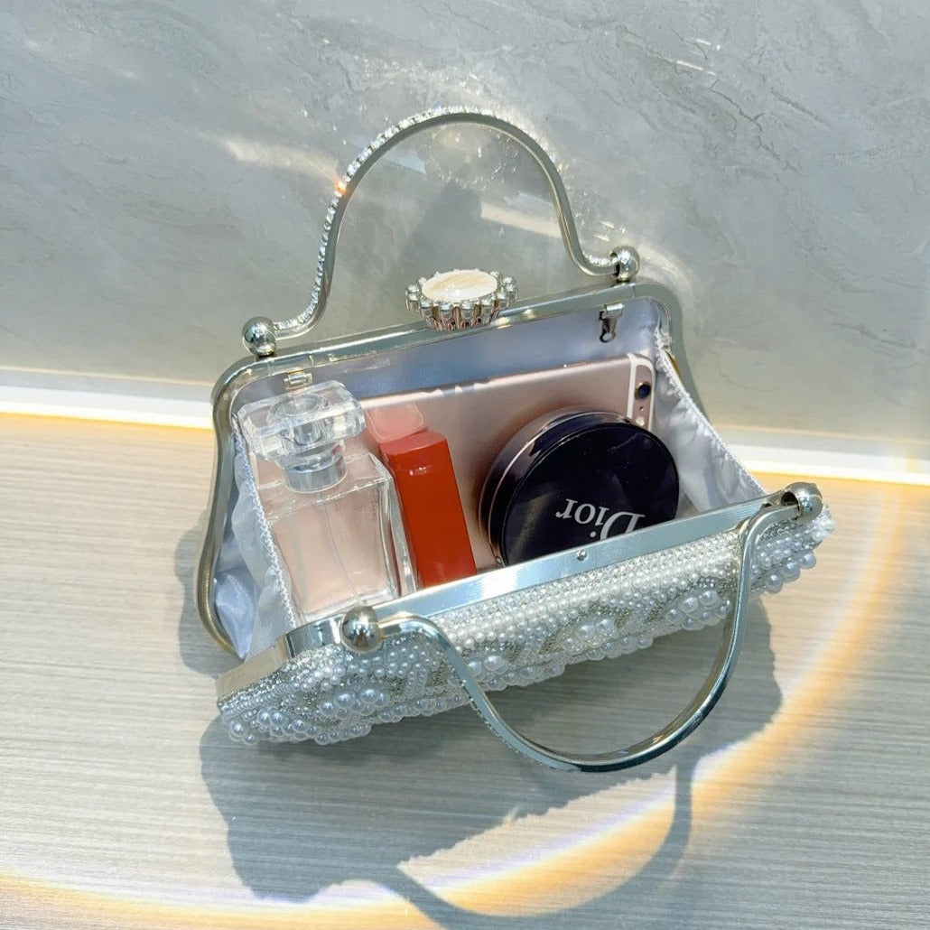 Pearl Clutch Bag By Clarabelle