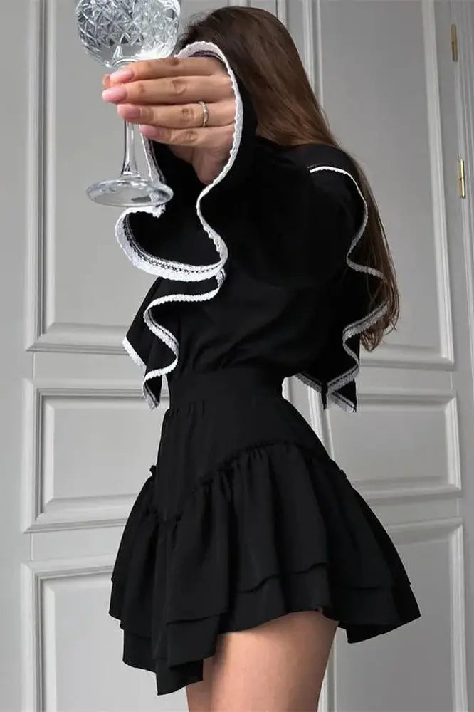 Patchwork Mini Dress