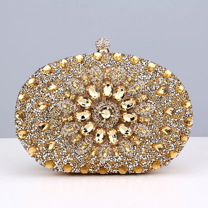 Diamond Encrusted Clutch Bag By Meghan