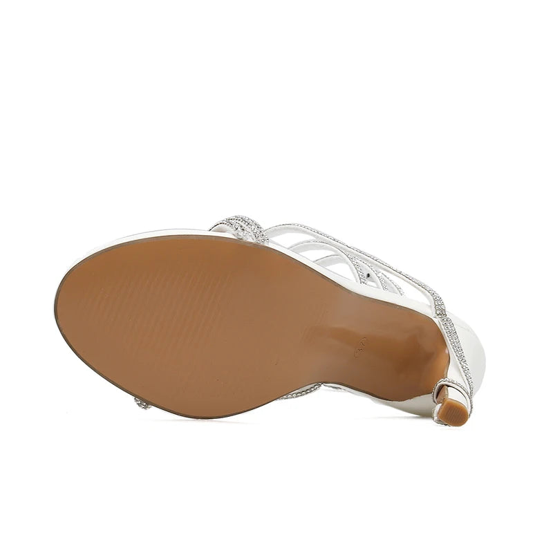 Crystal String Bead Sandals For Women’s Summer Fashion