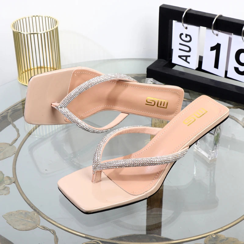 Summer High Heel Women Slippers - Factory Direct Sales