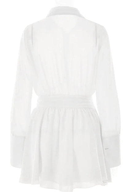 Elegant Loose Fit Mini Dress