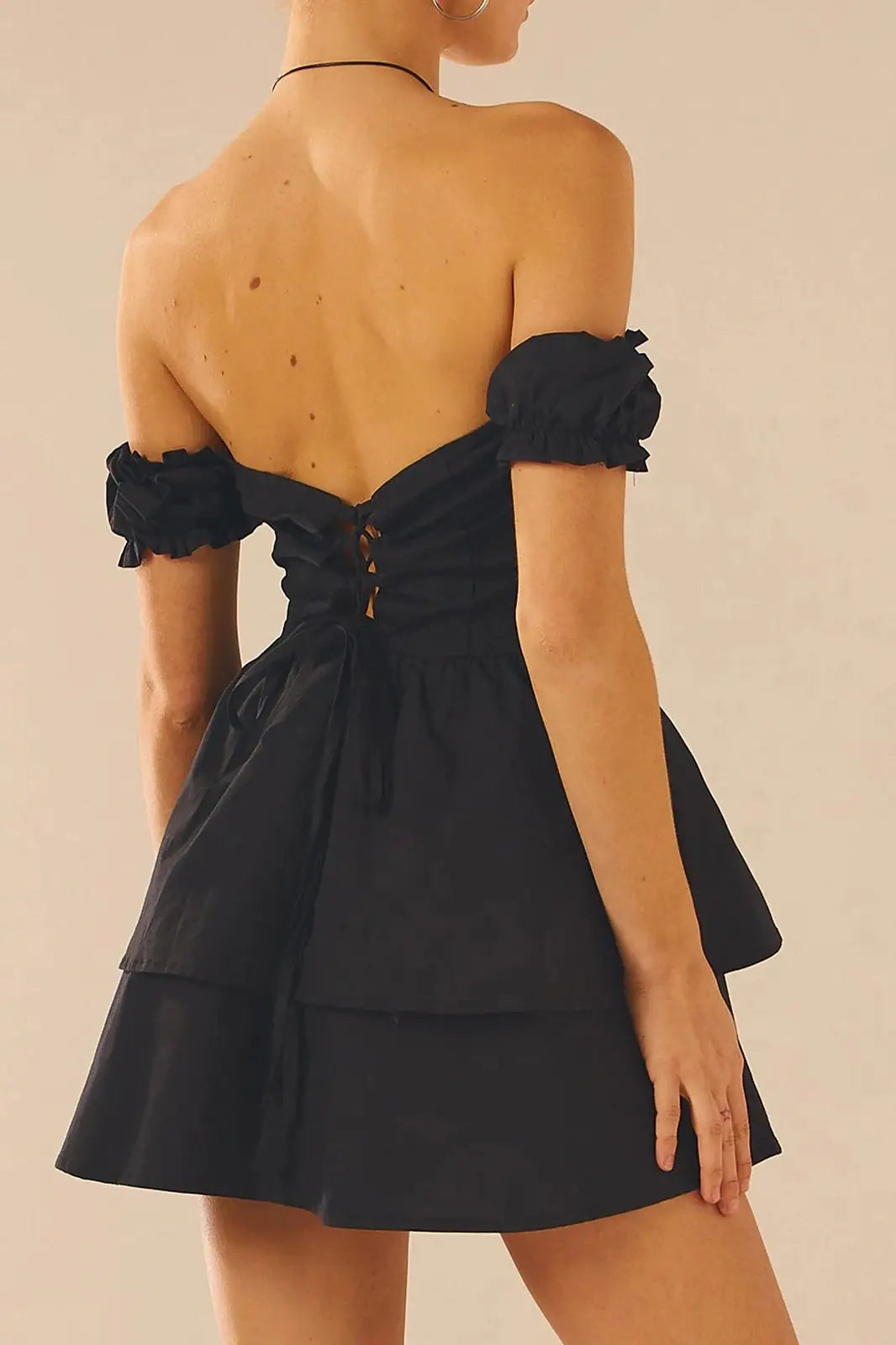 Off-Shoulder Mini Dress