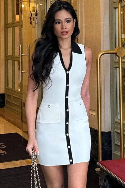 Sleeveless Slim Fit Mini Dress