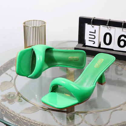Women’s Open-Toed Sandals With 7Cm Thin Heels