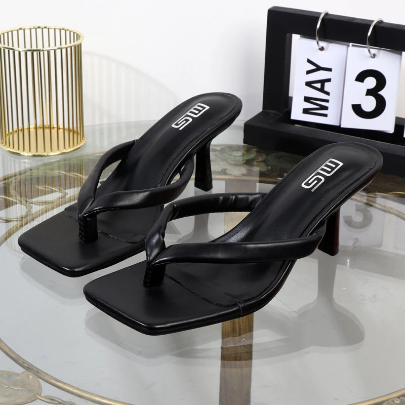 Stylish Stiletto Heel Flip Flops For Women’s Summer Fashion