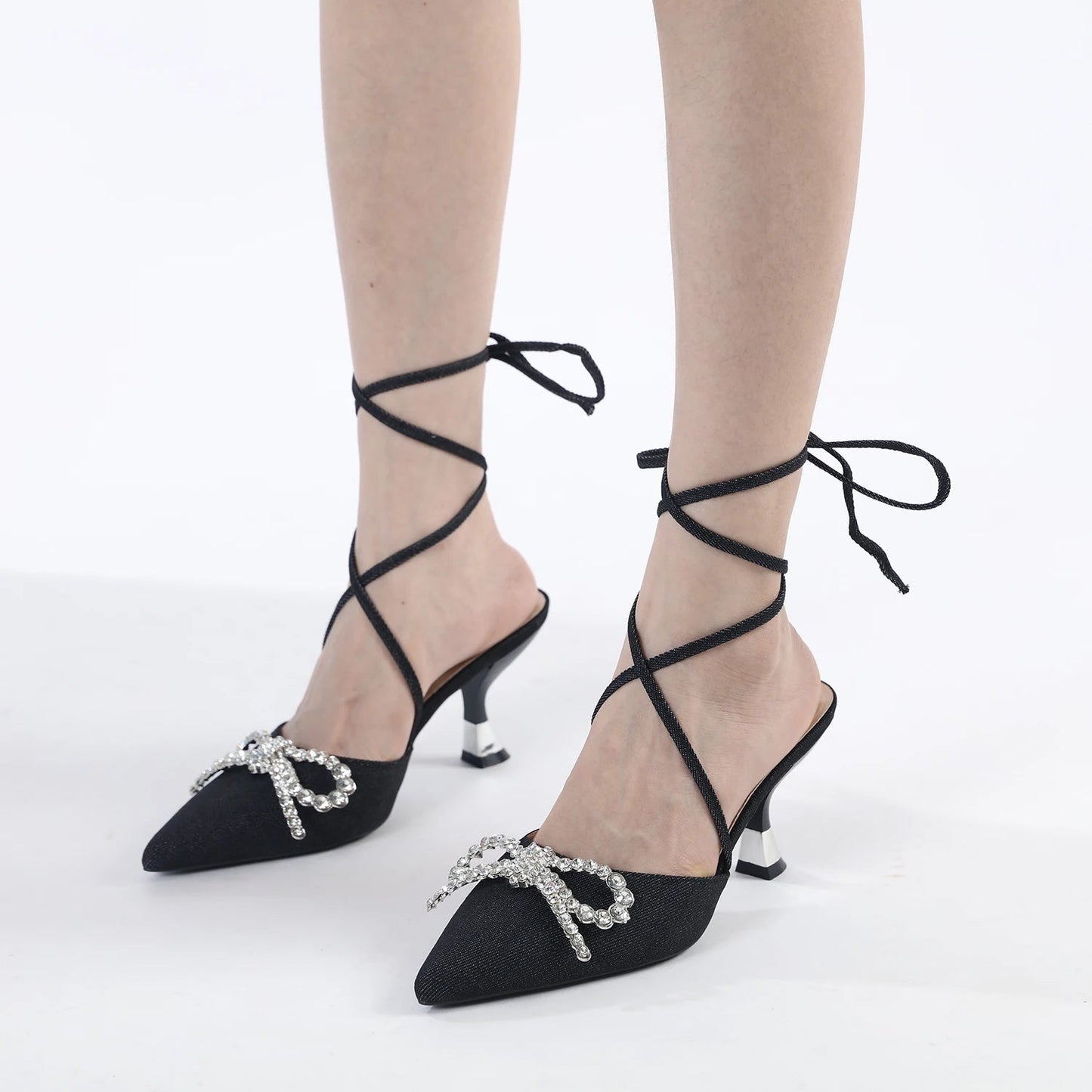 Autumn Pointed Shallow Fashion Women’s Cross Strap Sandals