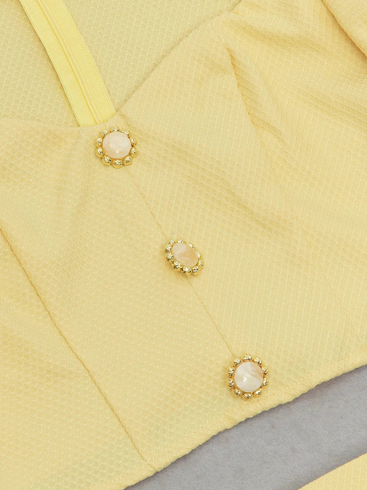 Abbey Puff Sleeve Set Dress