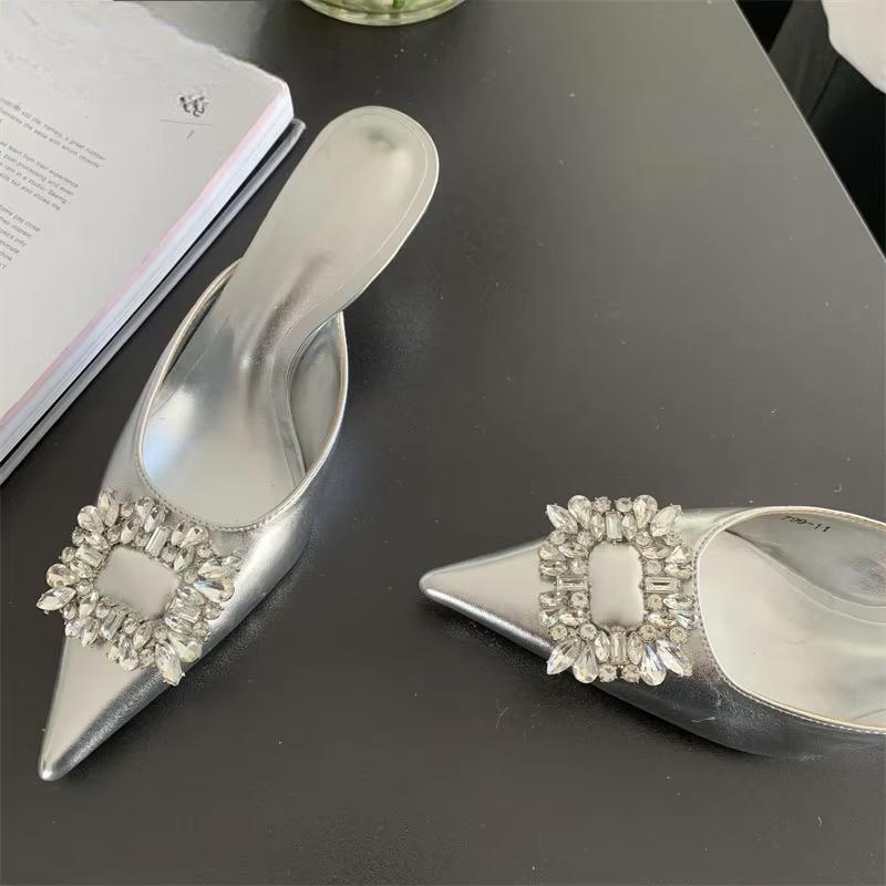 Spring Gold Silver Fashion Women Slipper / 36