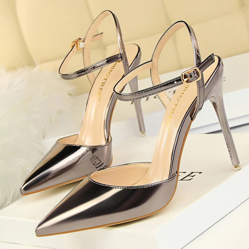 Patent Leather Stiletto Heels For Women - Sexy Party Pumps