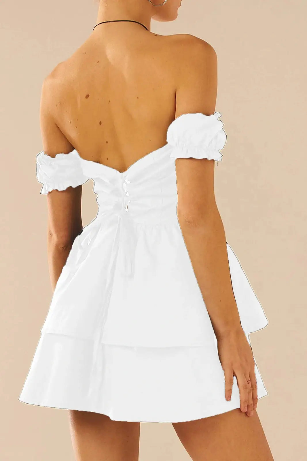 Off-Shoulder Mini Dress