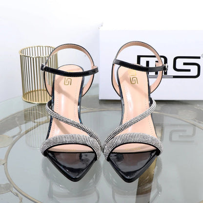 Elegant Green High Heel Shoes For Summer New Luxury Design