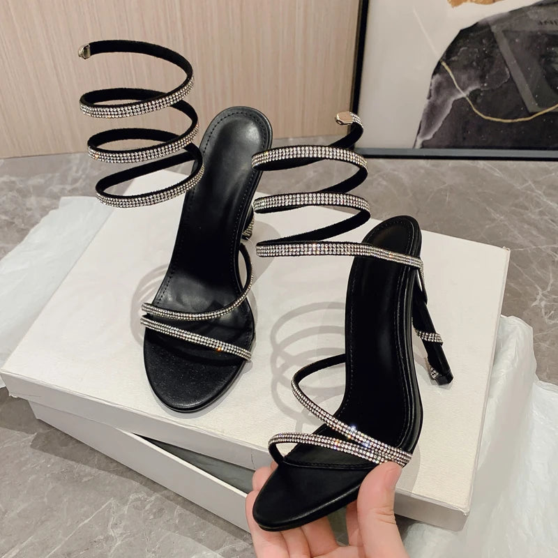 Crystal String Bead Sandals For Women’s Summer Fashion