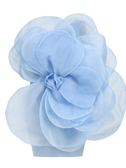 Maria One Shoulder Dress With Large Flower