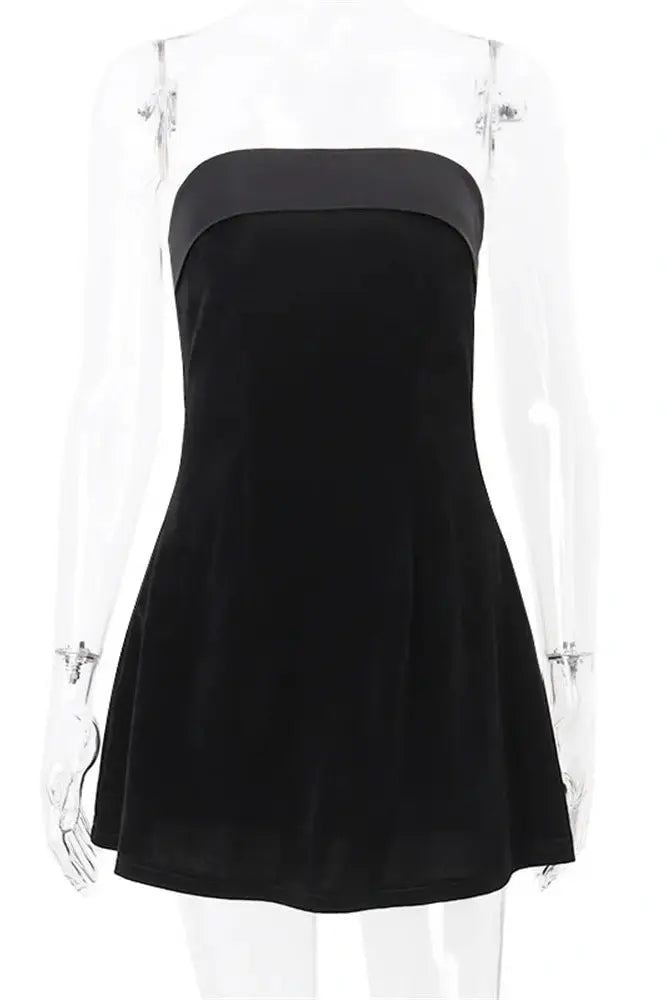 Patchwork Mini Dress