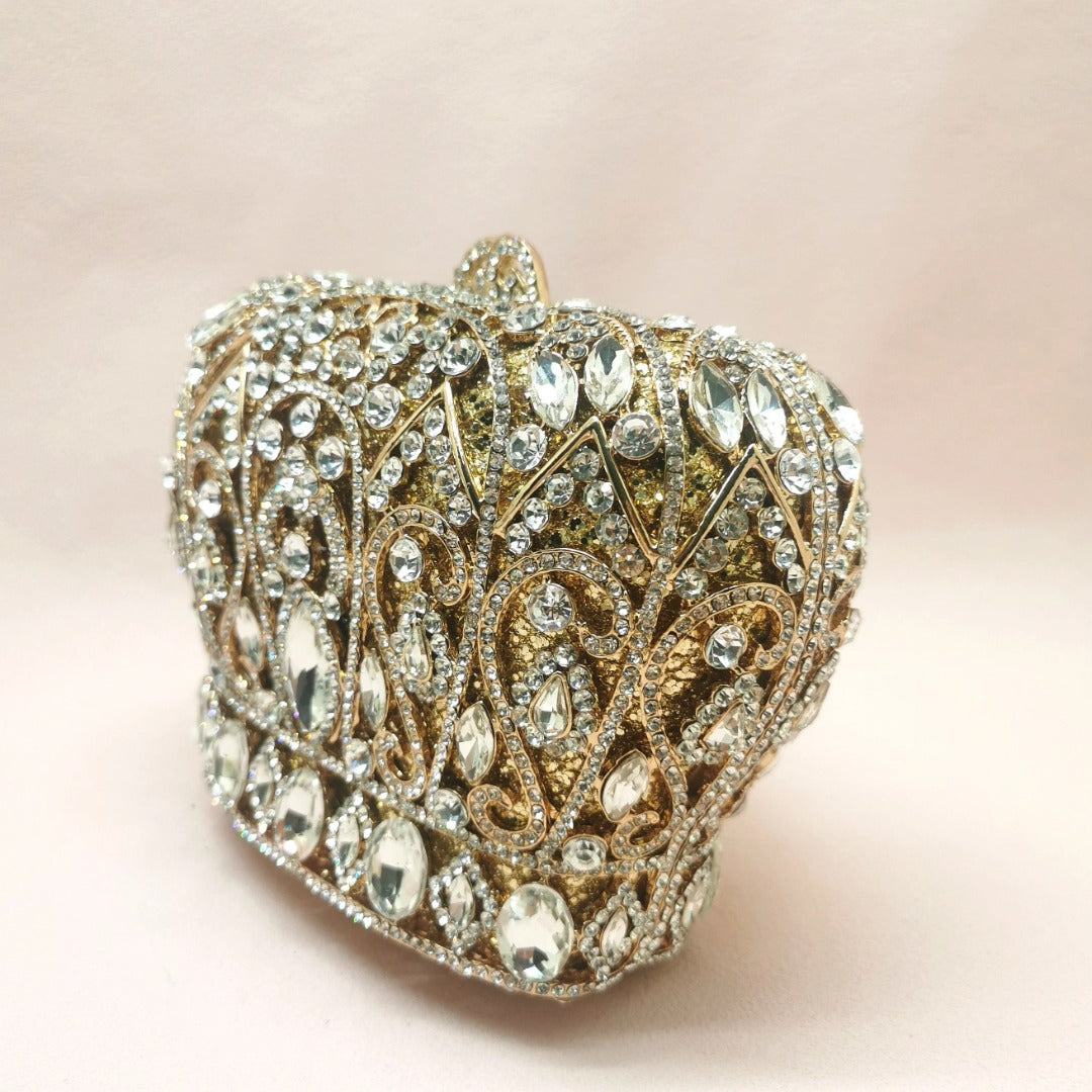 Crystal Crown Evening Bag