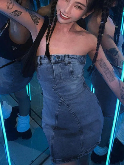 Denim Mini Dress