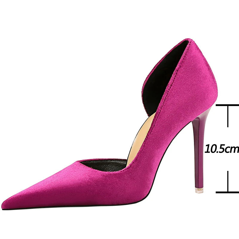Purple Suede High Heel Pumps For Women - Sexy Party Shoes
