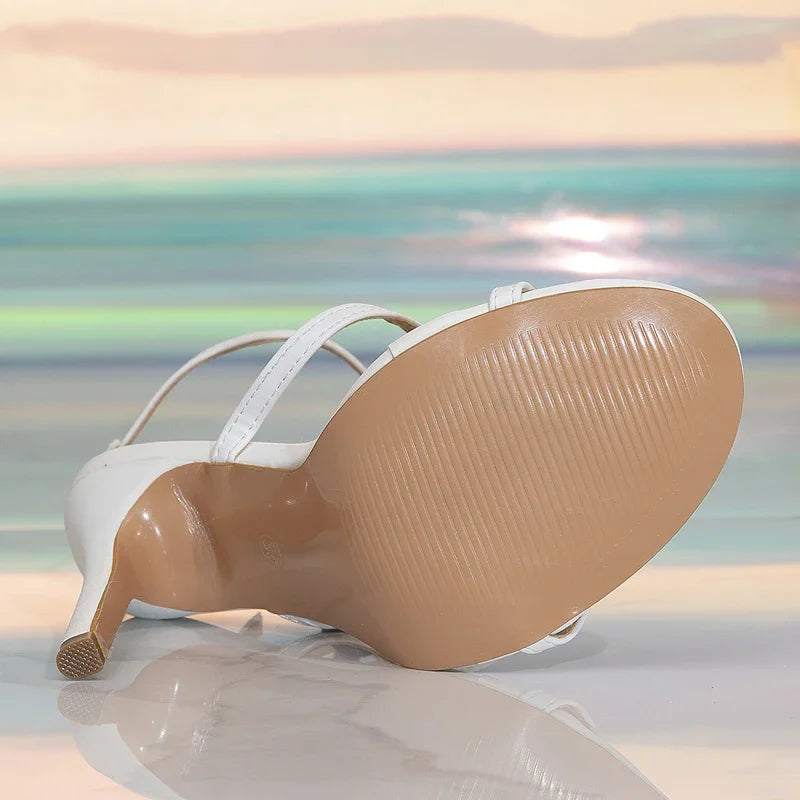 Sleek Thin High Heels Sandals For Women