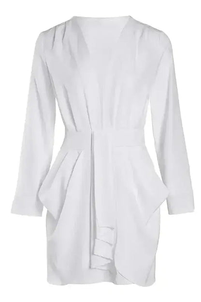 Deep V Mini Dress