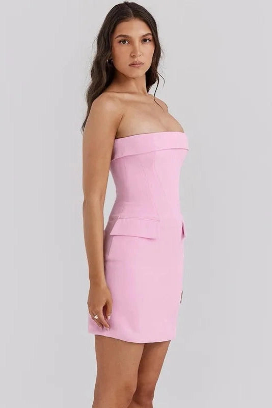 Patchwork Bodycon Mini Dress