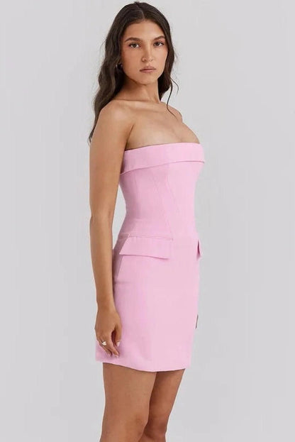 Patchwork Bodycon Mini Dress
