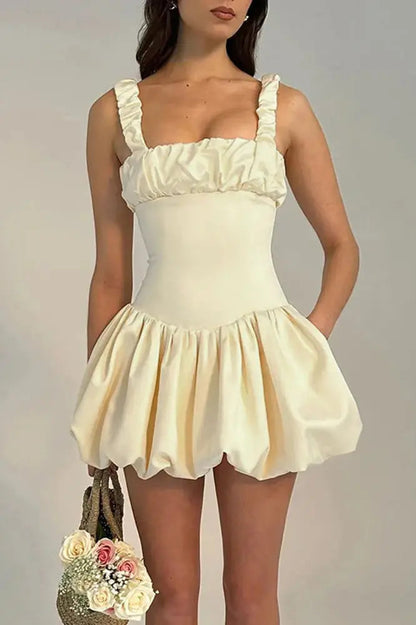 Princess Mini Dress With Suspender