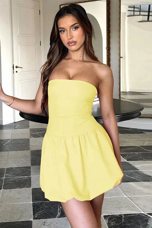 Backless Sleeveless Mini Dress