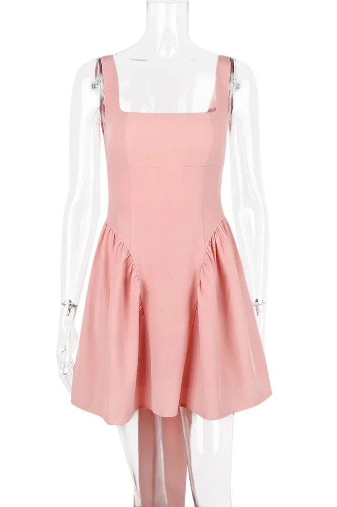 Sleeveless Backless Bodycon Mini Dress