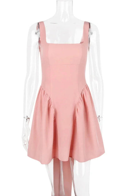 Sleeveless Backless Bodycon Mini Dress