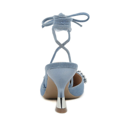 Autumn Pointed Shallow Fashion Women’s Cross Strap Sandals