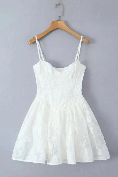 Slim Fit Sleeveless Patchwork Mini Dress