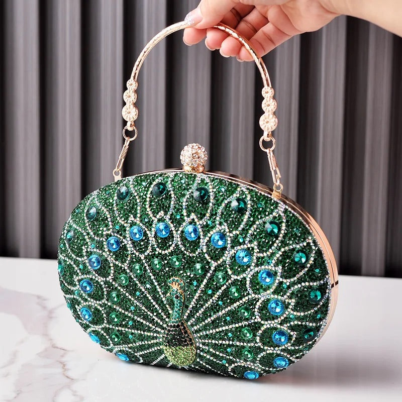 Madyson Clutch Bag With Rhinestones