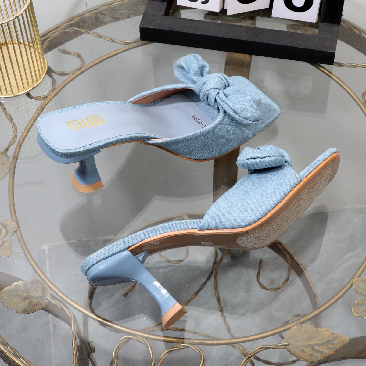 Square Toe Thin Heel Sandals - High-Value Women’s Drag High-Heeled Shoes