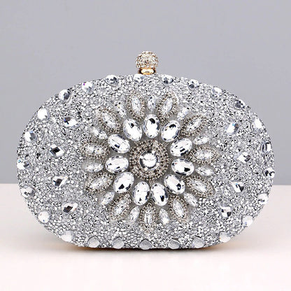 Diamond Encrusted Clutch Bag By Meghan