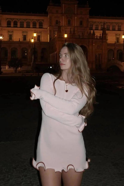Elegant Long Sleeve Bodycon Mini Dress