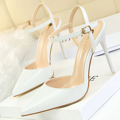 Patent Leather Stiletto Heels For Women - Sexy Party Pumps