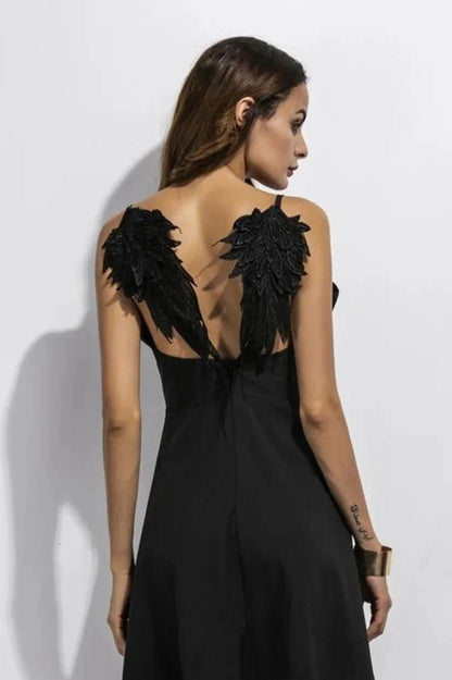 Spaghetti Strap Lace Mini Dress